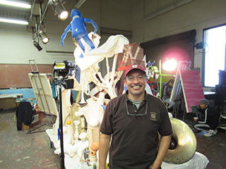 Delta College art Professor Mario Moreno both teaches and inspires students on campus. PHOTO BY MATTHEW MILLSAP
