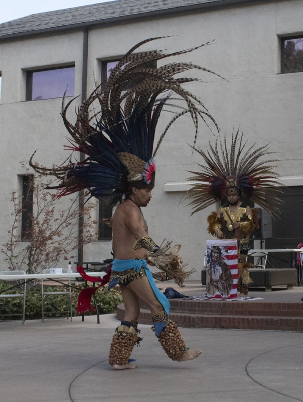 Hueliliztli (also known as Johnathan) performs a dance.