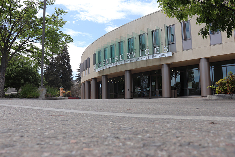 The DeRicco Student Services Building at Delta College