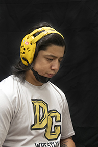 Santino Martinez contemplates his next opponent. PHOTO BY ARIANA MALLERY