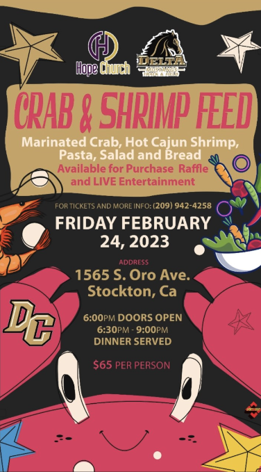 Track and field crab feed image.