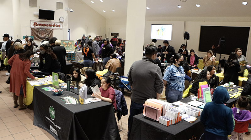 A resource fair was held in Danner Hall as part of the annual Dream Conference. PHOTO BY MEGAN SILVA