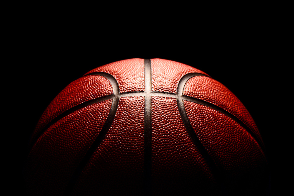 Basketball decorative image.