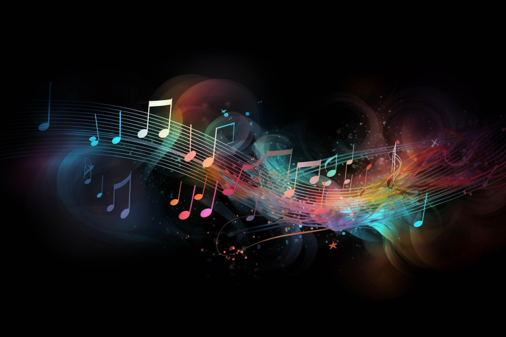 Decorative image of musical notes