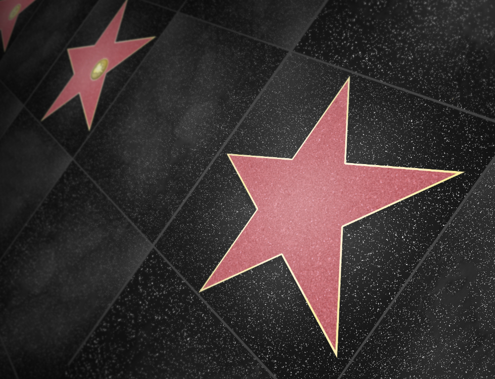 Decorative Hollywood Star
