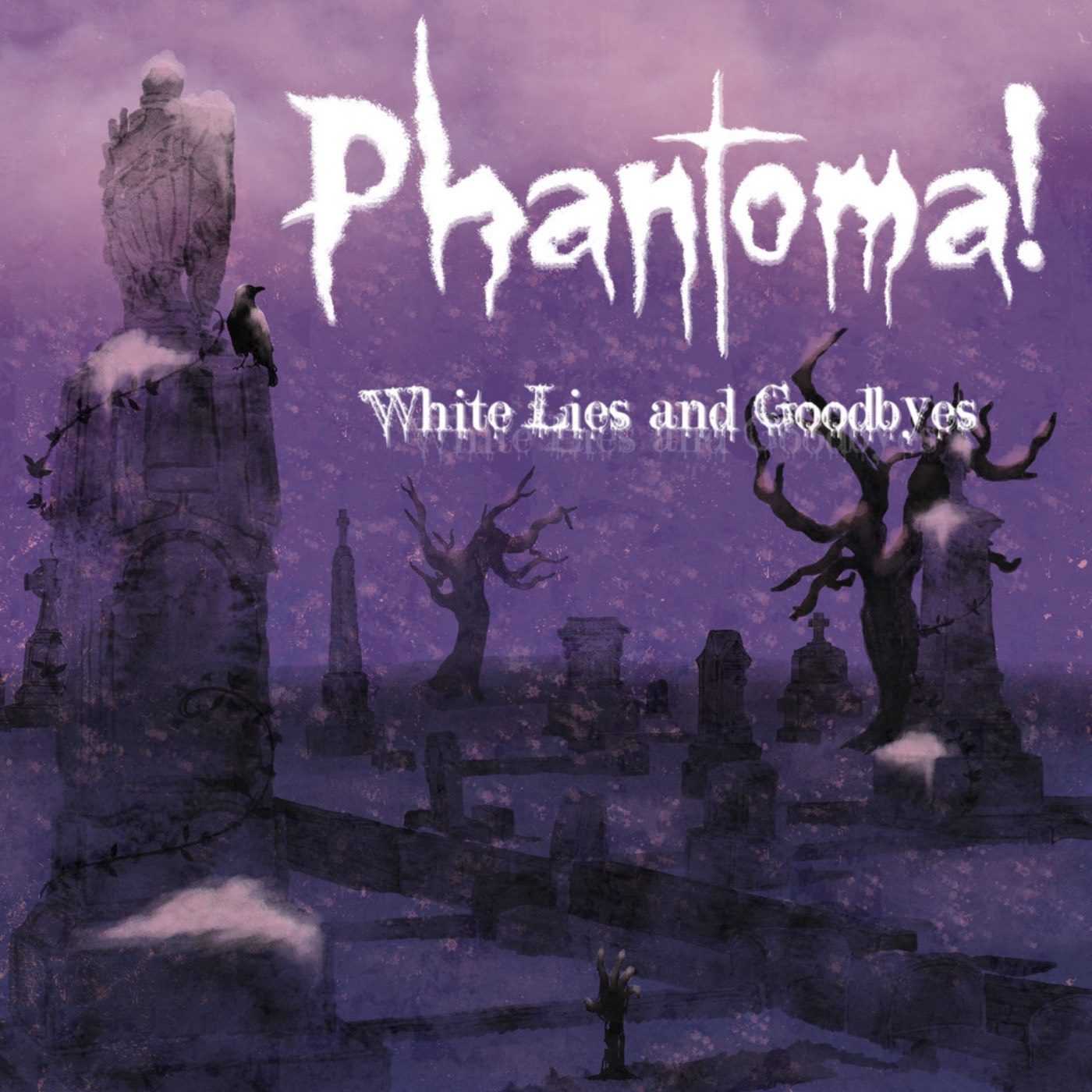 Official cover art for "White Lies and Goodbyes" by Phantoma!