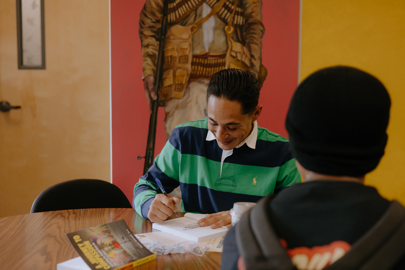 Dr. Felipe Mercado speaks at an event at the Dreamers Success Center on Oct. 15. PHOTO BY LAYLA CARRASCO