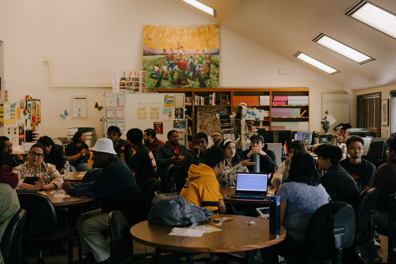 Dr. Felipe Mercado speaks at an event at the Dreamers Success Center on Oct. 15. PHOTO BY LAYLA CARRASCO
