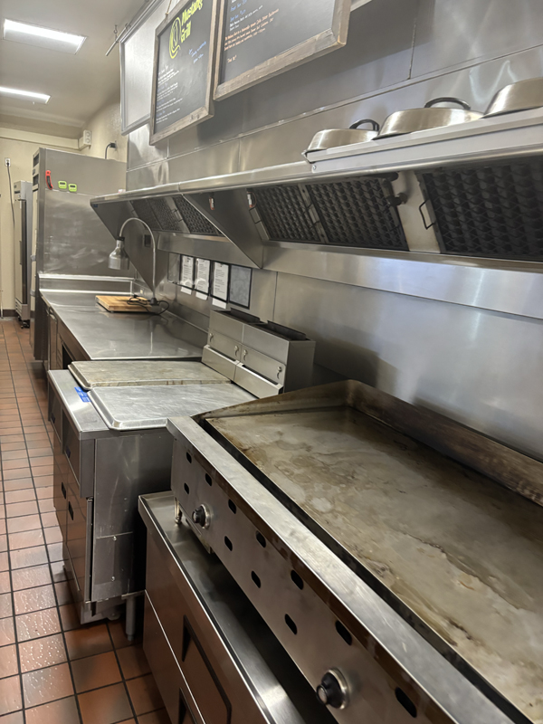 A set of stoves that aren't in use by the student chefs. But they'll use it when they're doing their cooking assignments (photo taken by Jacob S Manglinong of MCOM 10)